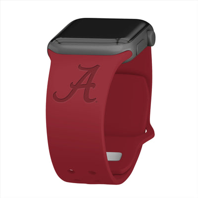 Alabama Crimson Tide Engraved Apple Watch Band